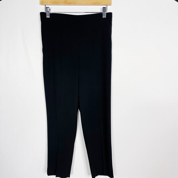 Aritzia Babaton 4 Black Atelier Cohen Pants Cropped Pull On Dress Pant Pockets - Picture 2 of 12